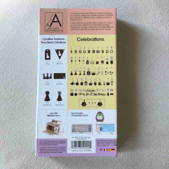 Cricut Cartridge CELEBRATION - Picture 2 of 5